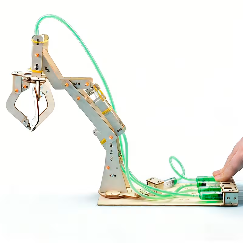 Brazo Robótico Hidráulico de 3 Garras